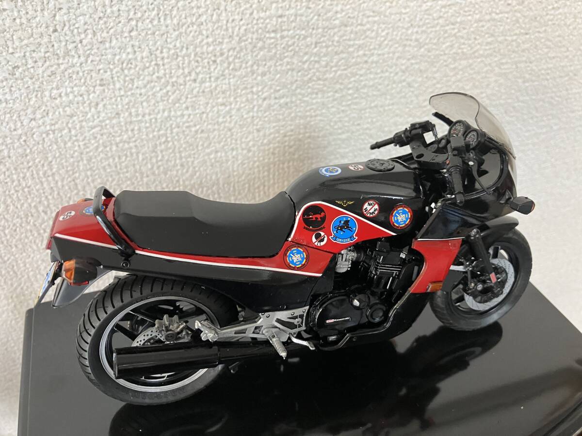 1/12スケール トップガン仕様GPZ900R プラモデル完成品｜Yahoo!フリマ