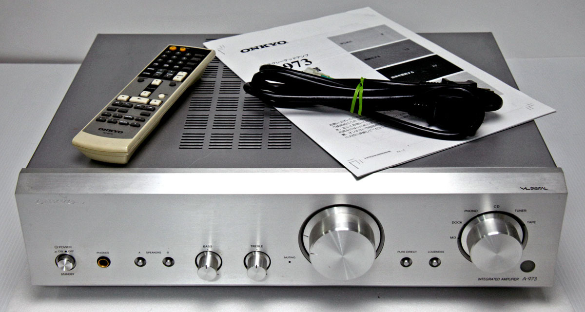 Yahoo!オークション - オンキョーA-973 デジタルプリメインアンプ中古