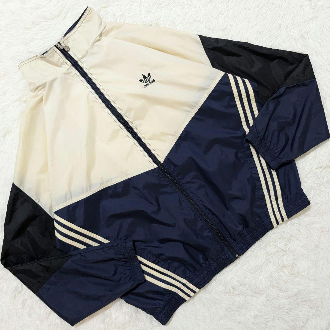 希少常田大希着用色違い品80s90sアディダスナイロントラックジャケット