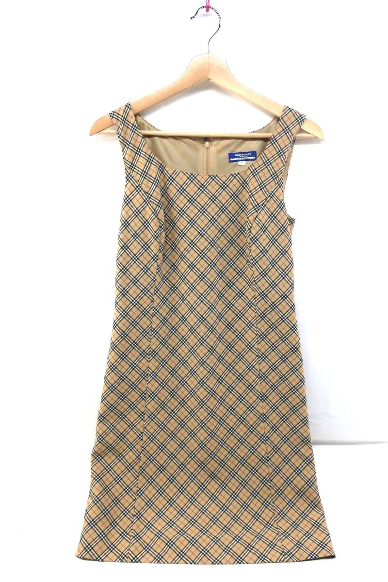 Burberry blue label ノースリーブ ワンピース ノバチェックBURBERRY