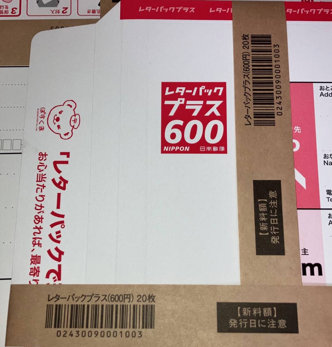レターパックプラス（600円）（20部セット）｜郵便局のネットショップ