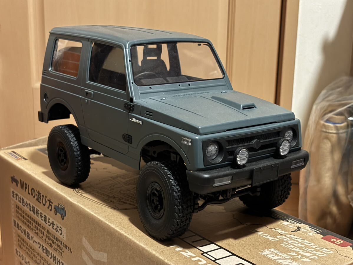 WPL JAPAN 【スズキ ジムニー (JA11)】C74ブルーグレー 1/10