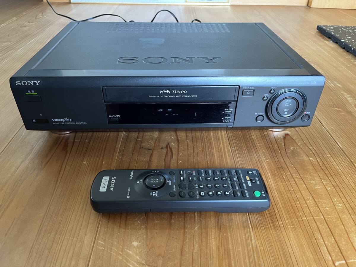 Yahoo!オークション - SONY/SLV-FX10/ビデオデッキ/リモコン付/VHS/通