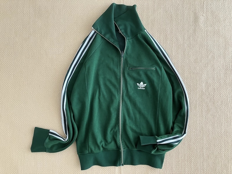 即決 レアカラー 70s 80s adidas vintage フランス製 ventex グリーン