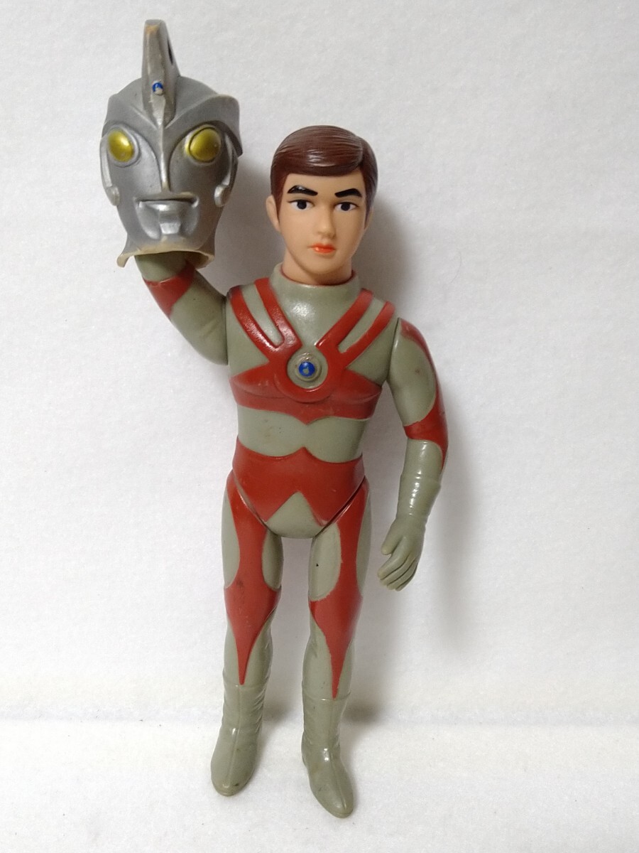 Yahoo!オークション - 当時物 ブルマァク ウルトラマンA 面取れ ソフビ