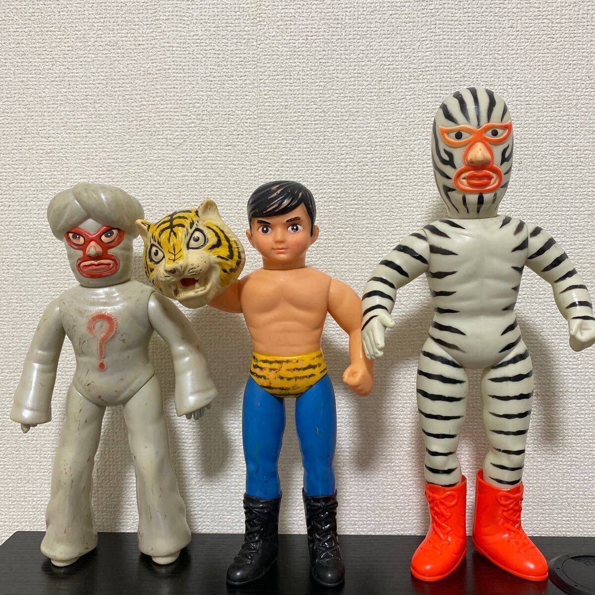 Yahoo!オークション - 当時物 中嶋製作所 タイガーマスク1期ソフビ ザ