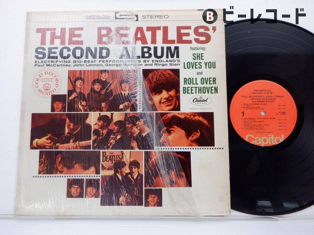 ペラジャケ/補充帯付美盤】THE BEATLES / ビートルズNO.2 赤盤