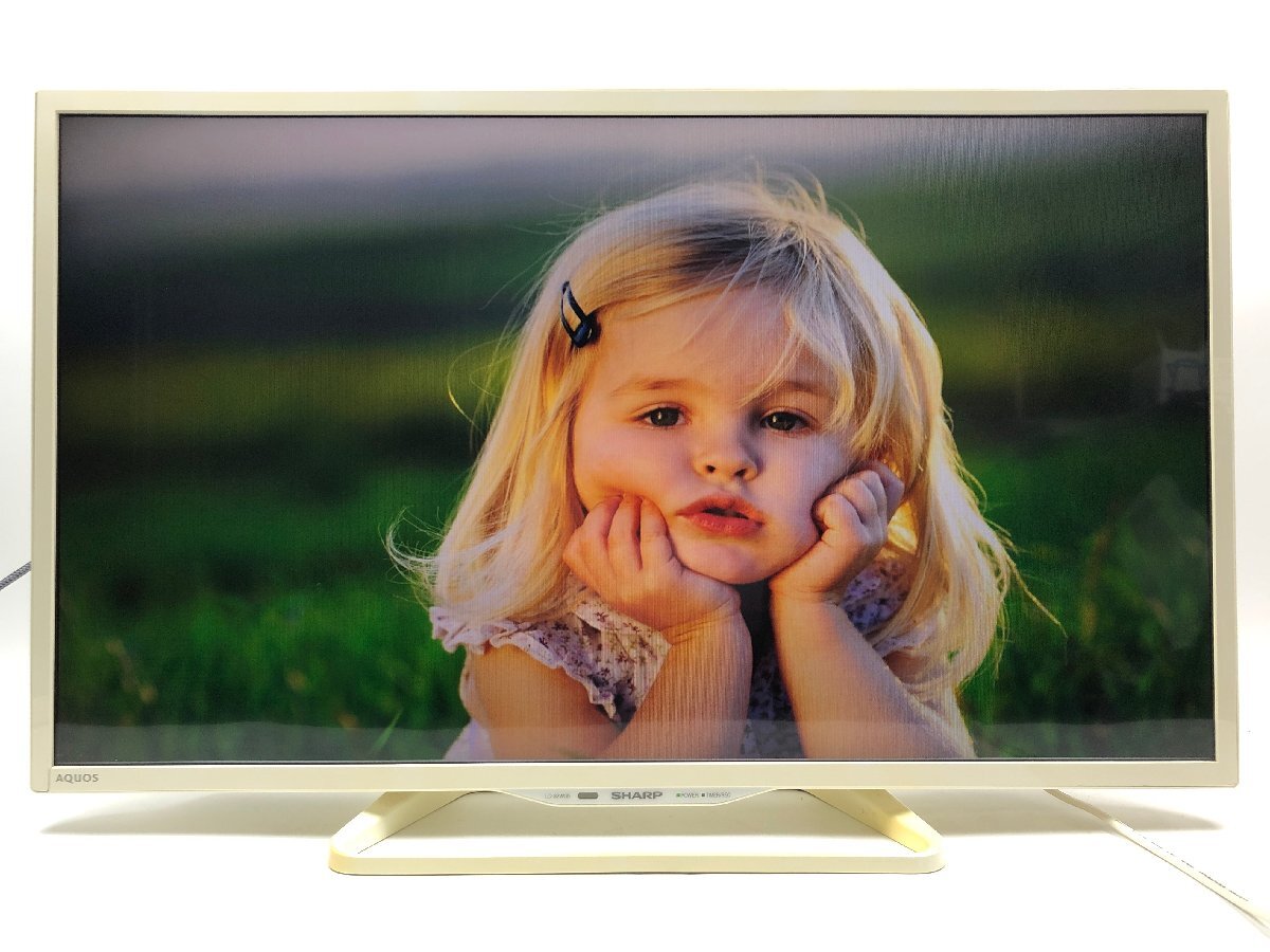 SHARP AQUOS LC-32W35 ホワイト液晶テレビ SHARP - SHARP 32V型 LED