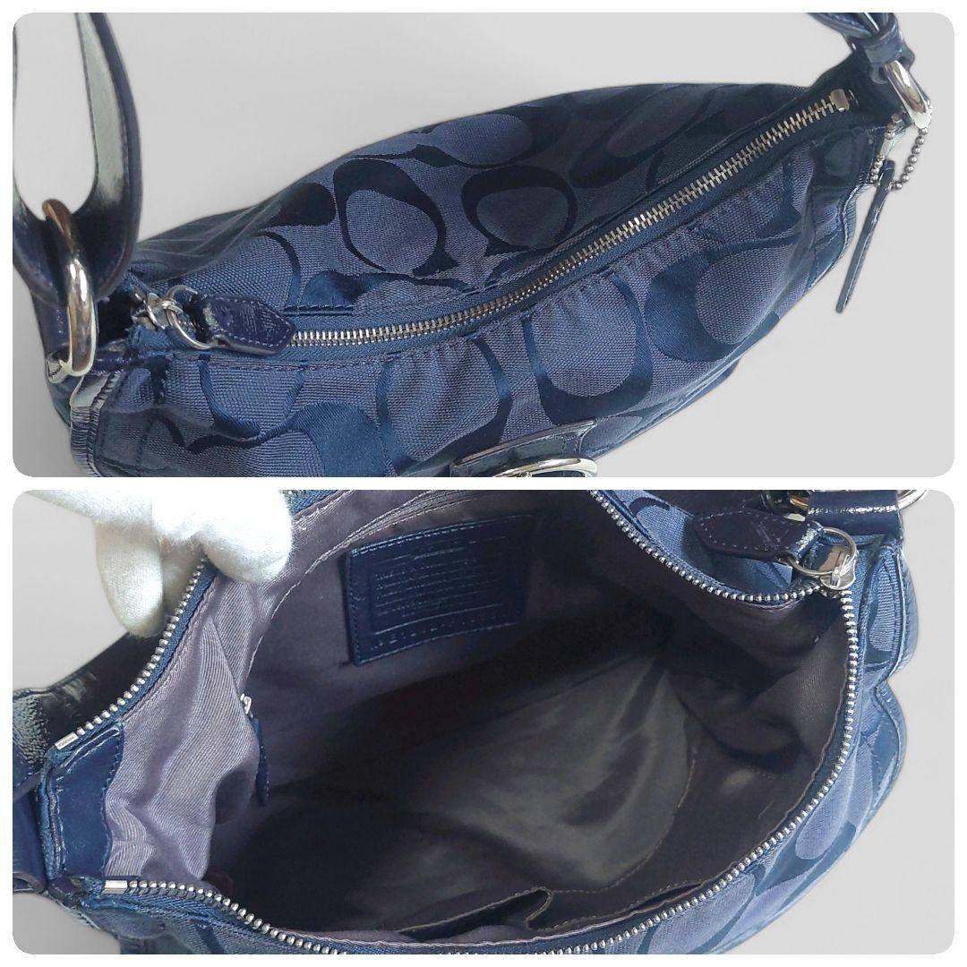 極美品 COACH コーチ ソーホー シグネチャー ショルダーバッグ
