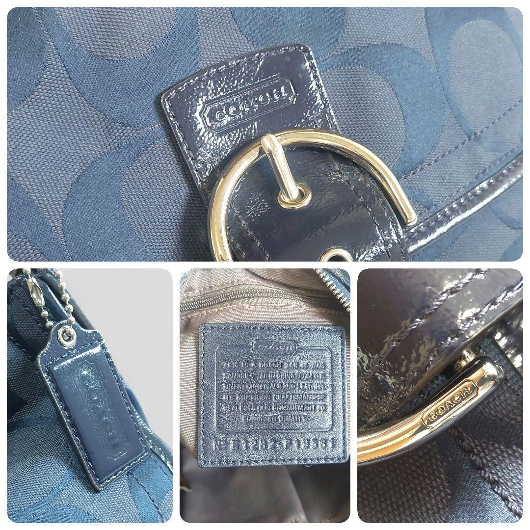 極美品 COACH コーチ ソーホー シグネチャー ショルダーバッグ