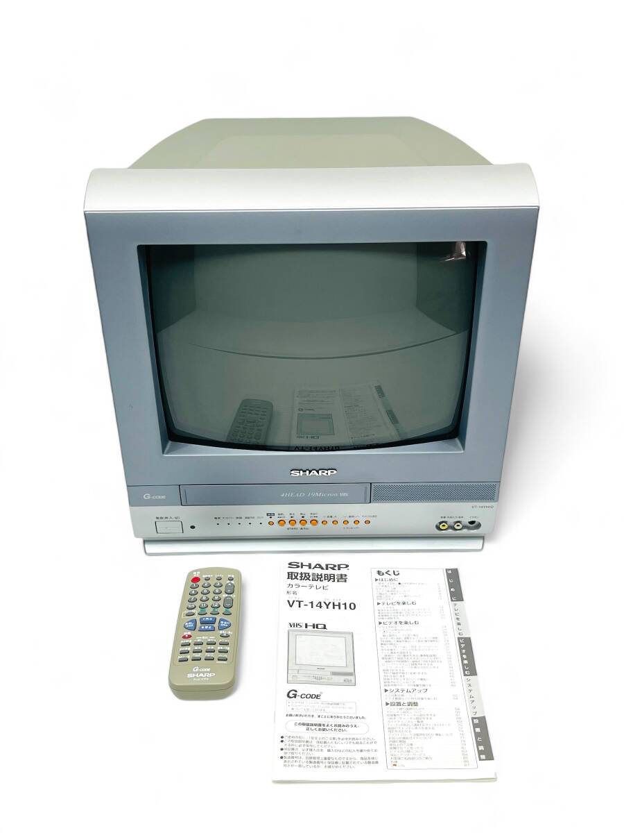 Yahoo!オークション - 【動作品】SHARP シャープ VT-14YH10 カラーテレ