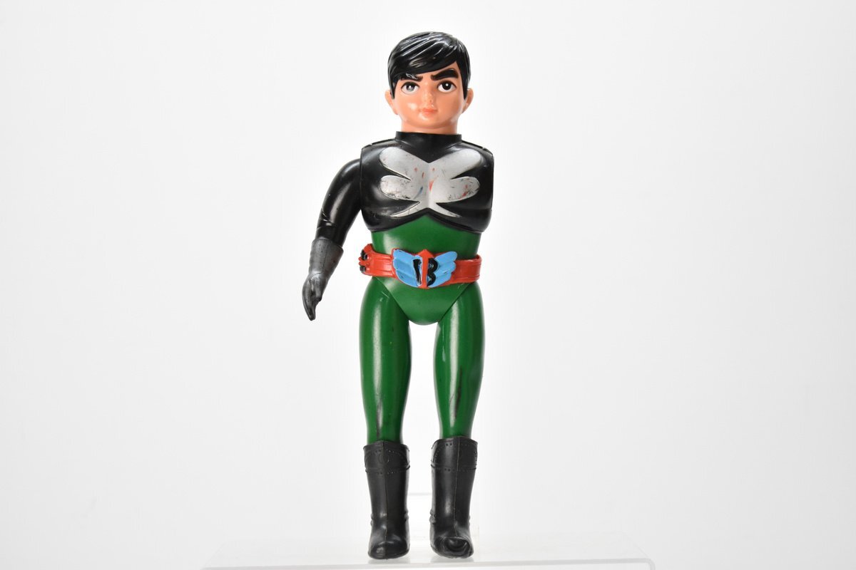 Yahoo!オークション - 希少 旧バンダイ バロム1 面取れ ソフビ 人形 約