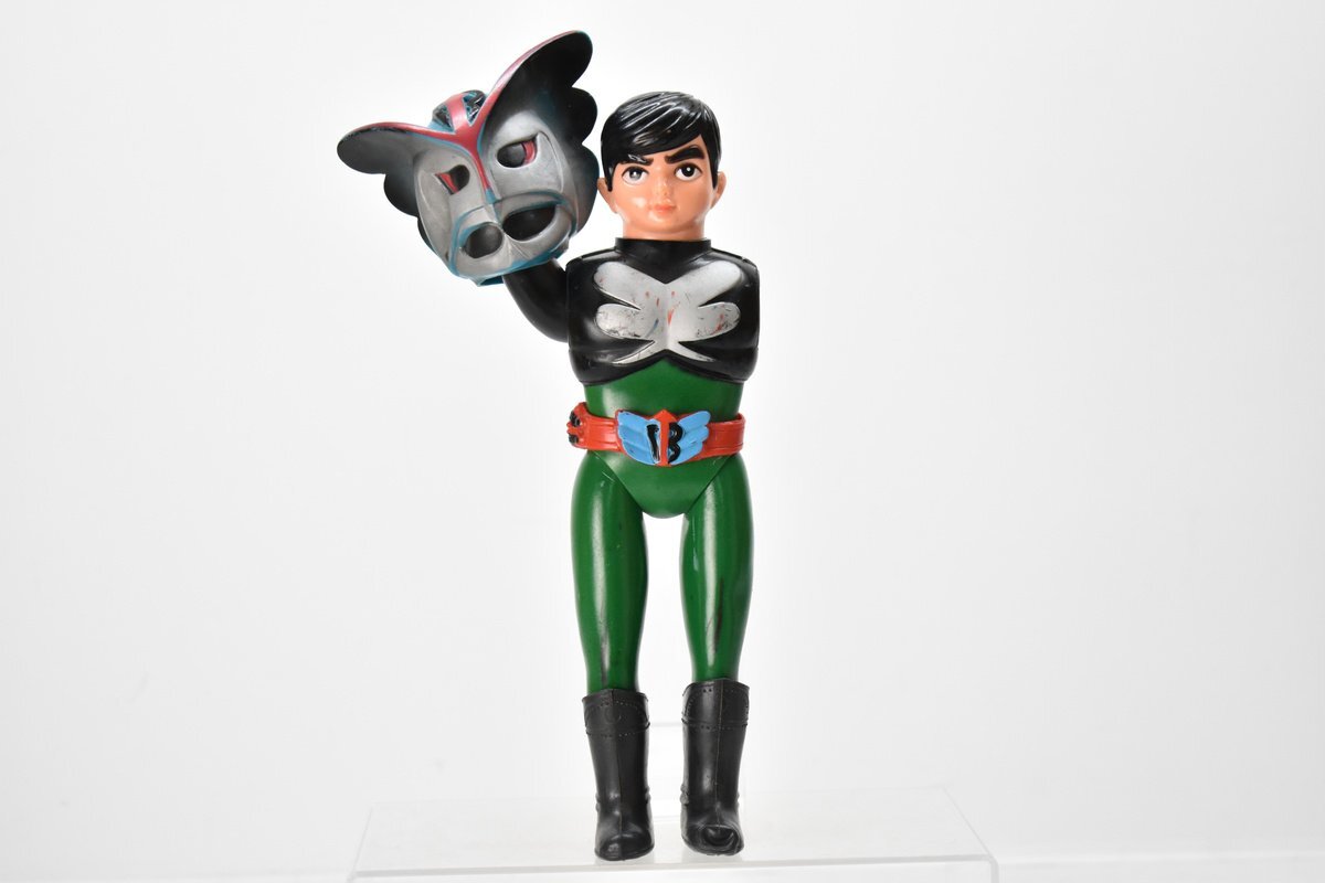 Yahoo!オークション - 希少 旧バンダイ バロム1 面取れ ソフビ 人形 約