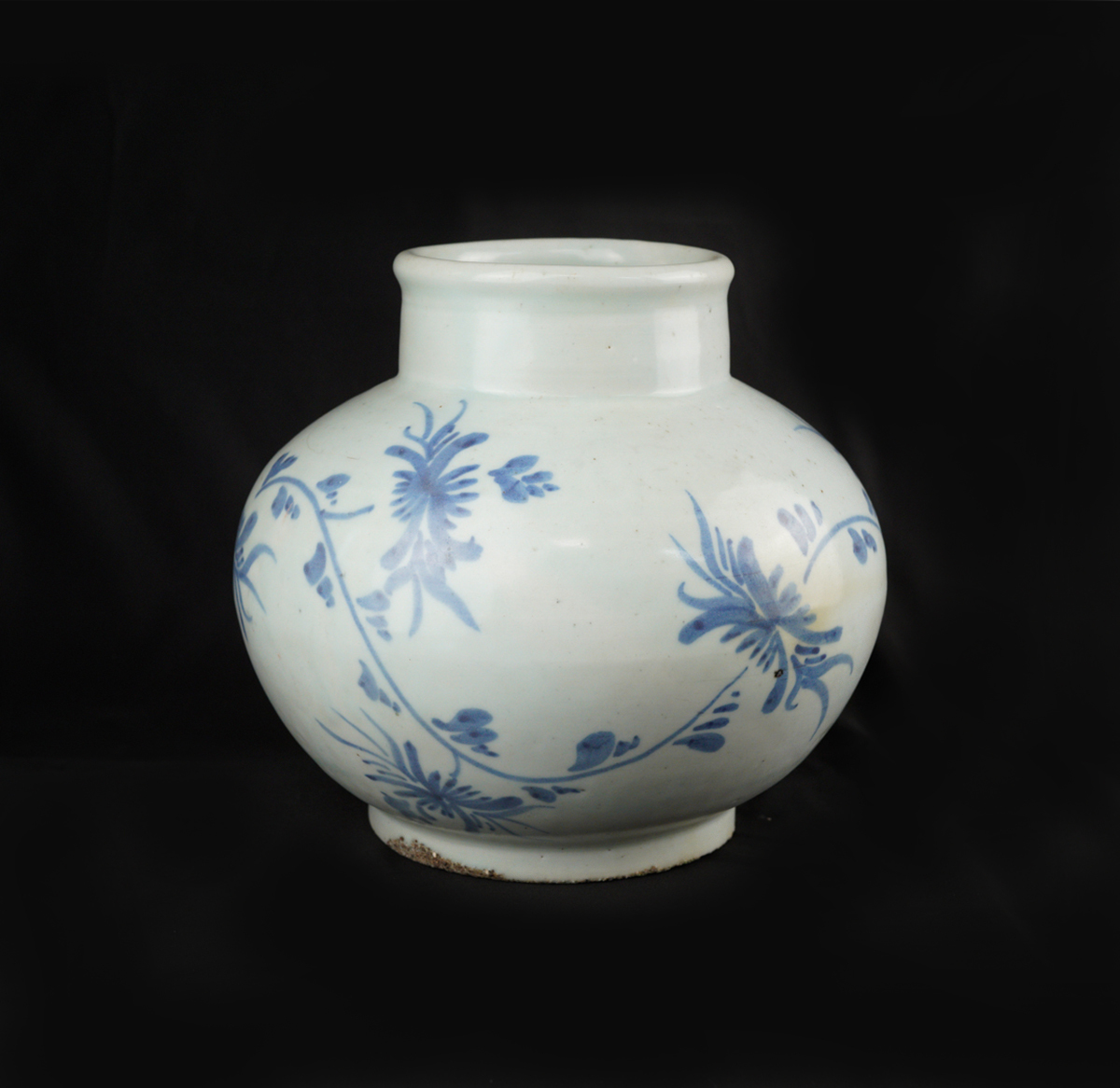 李朝 分院期 染付 小壺 / 韓国 朝鮮 古伊万里 瀬戸 備前 常滑 古美術