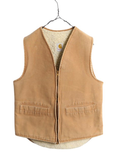 Yahoo!オークション - 70s USA製 カーハート 裏 ボア ダック ベスト メ