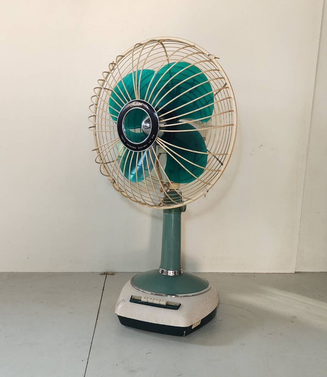 東芝 TOSHIBA 扇風機 9-1645 AC ELECTRICFAN レトロ 東芝 TOSHIBA
