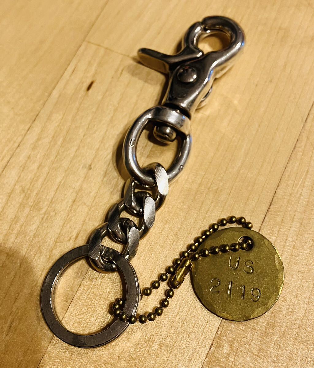 US Exclusive Simple & Plain Heavy Gauge Key Chain/Short（アス