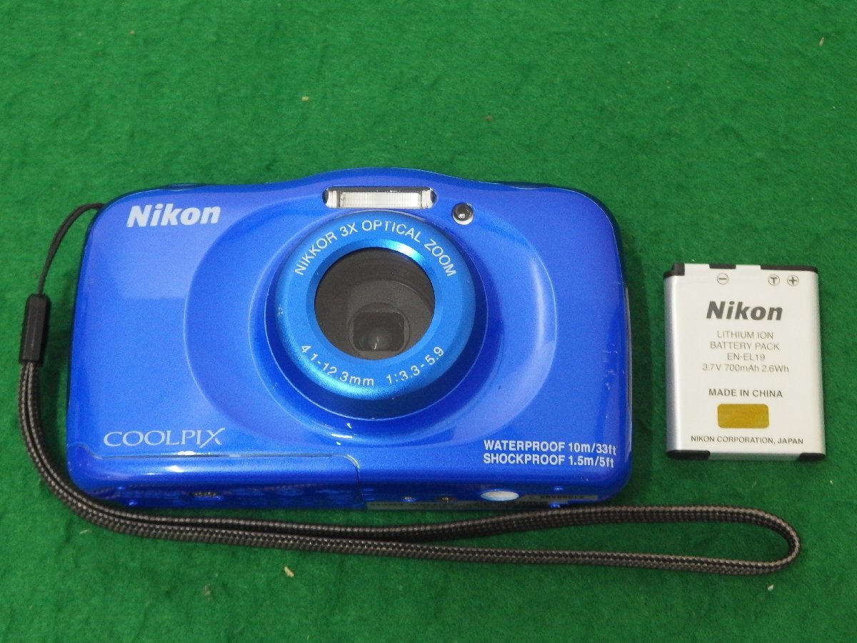 Yahoo!オークション - レ /Zク4465 NIKON ニコン COOLPIX S33 デジタル