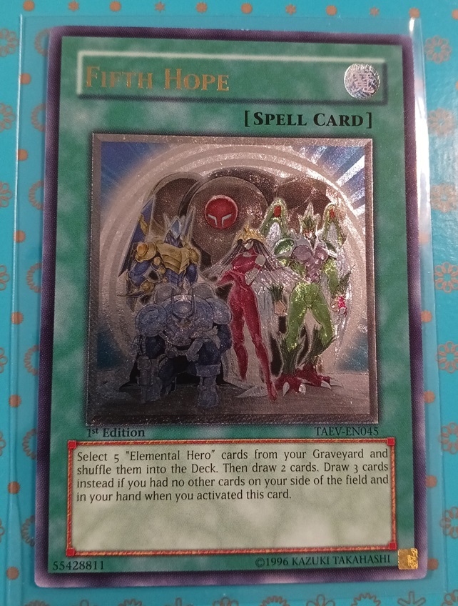 遊戯王 英語版 1st TAEV-EN045 ホープ・オブ・フィフス レリーフ