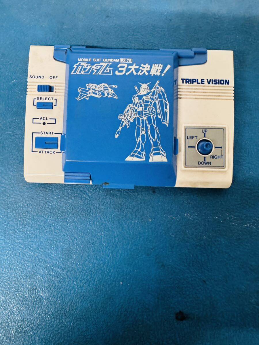 BANDAI バンダイ LSI ガンダム 3大決戦 ゲーム機 動作品 昭和レトロ