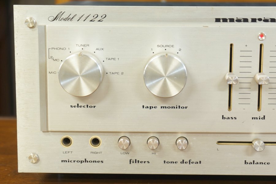 Yahoo!オークション - MARANTZ MODEL 1122 マランツ プリメインアンプ