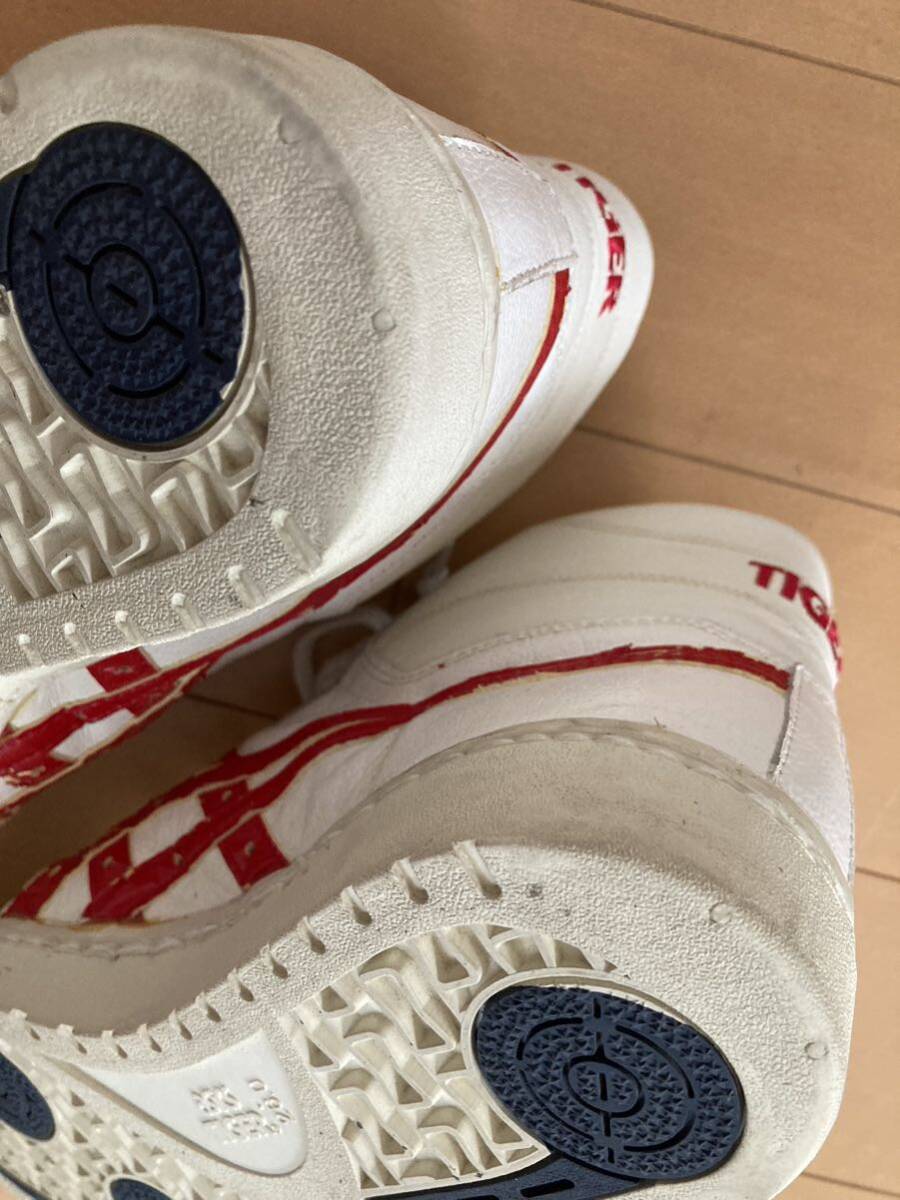 asicsTIGER旧ロゴアシックスタイガー 美中古バスケットシューズ