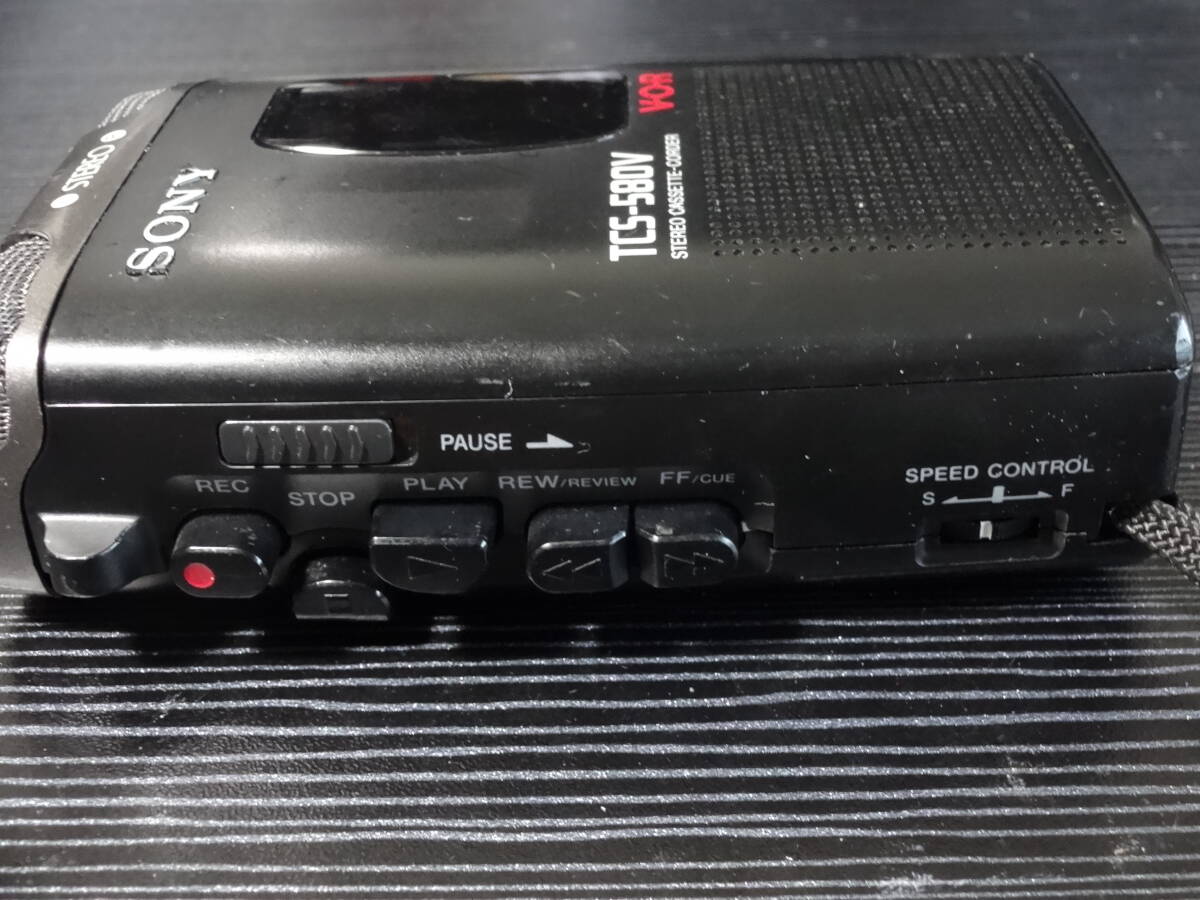 整備済 動作品 ステレオカセットレコーダー SONY TCS-580 ハイポジ