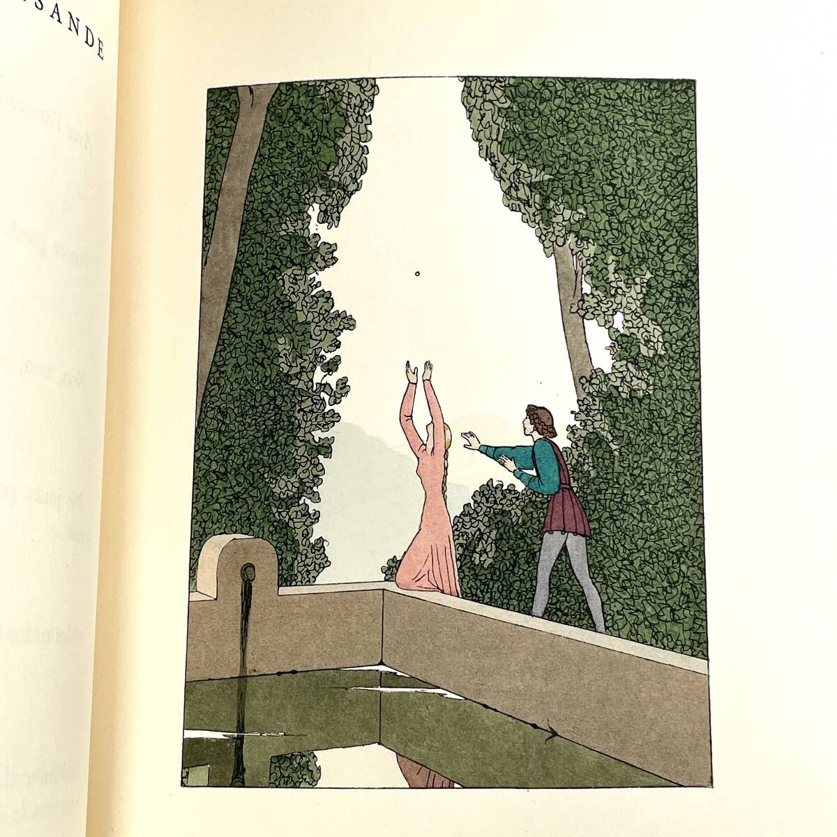 1935年 オウィディウス著 「恋愛指南」 挿絵本 マルティ画/1935年