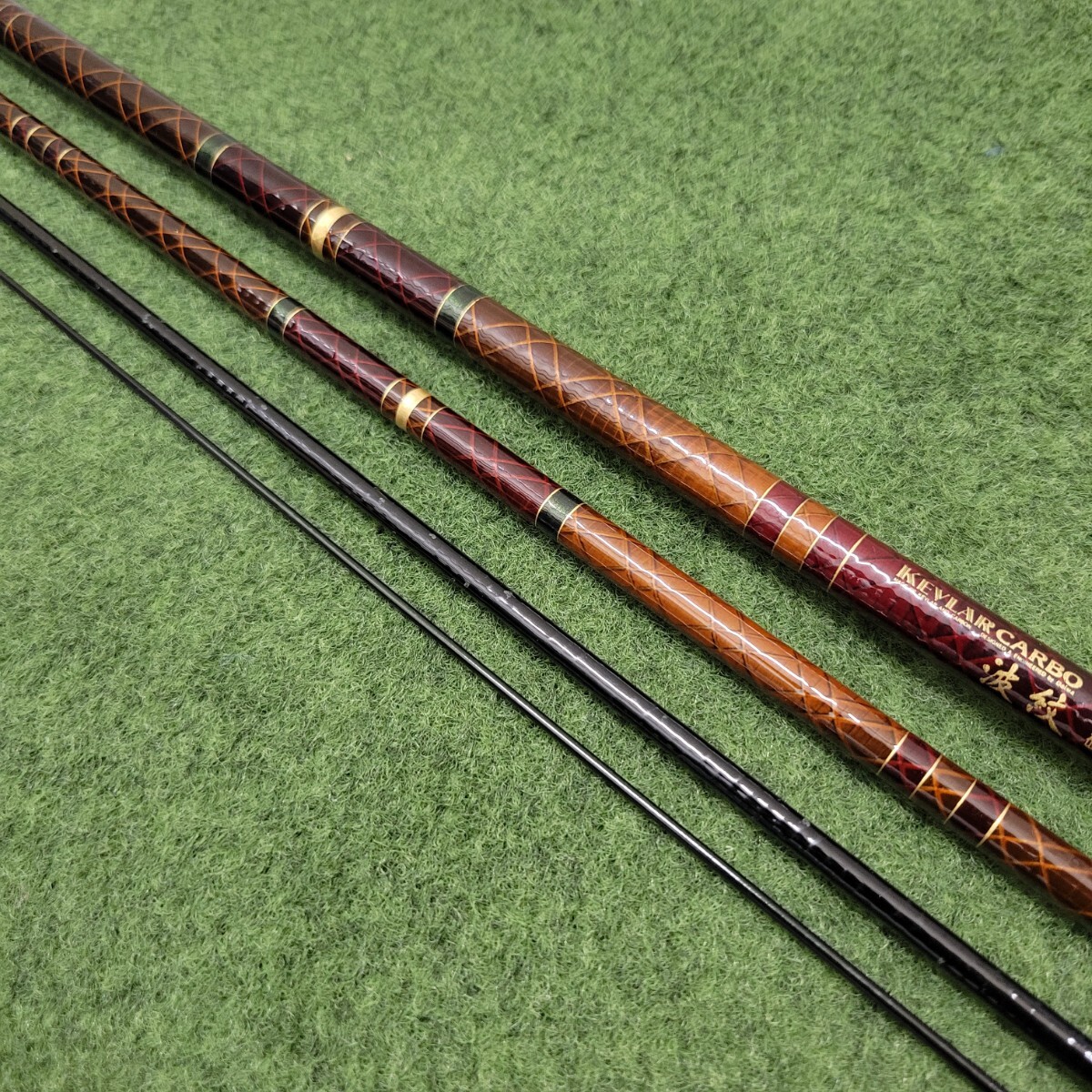 ☆ ダイワ DAIWA ケブラーカーボ 波紋 超硬12 美品 ☆ 波紋 ダイワ