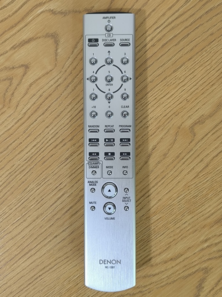 DENON/デノン DCD-2500NE PMA-2500NE用 オーディオ リモコン RC-1207