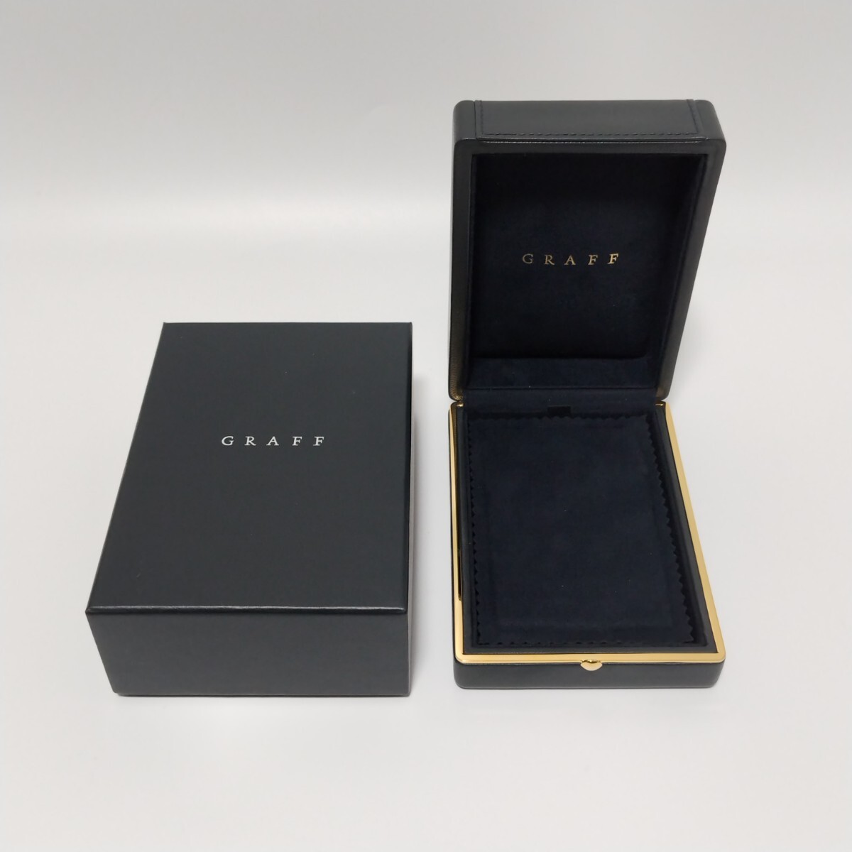 Yahoo!オークション - GRAFF グラフ ネックレスケース 空箱 ボックス