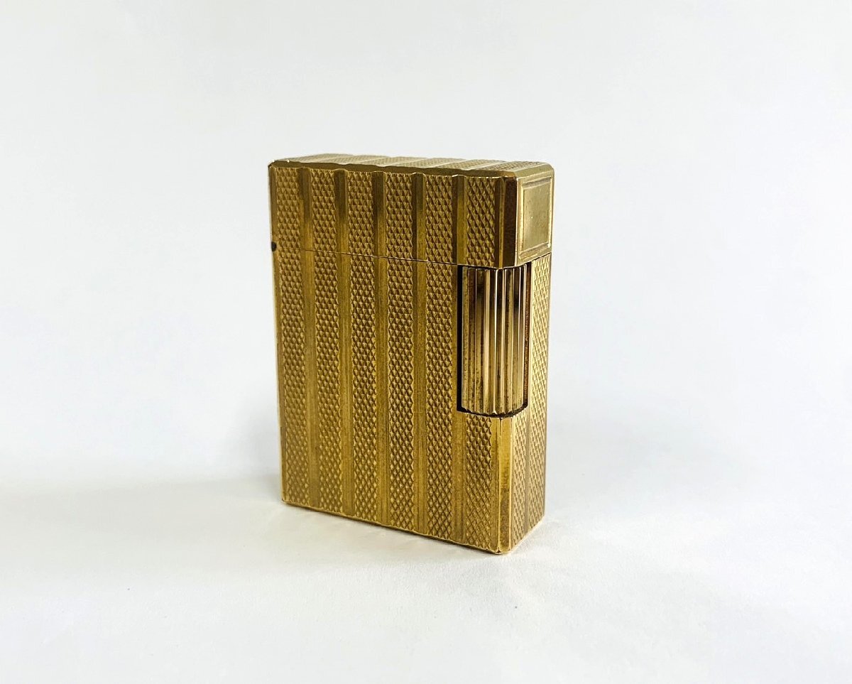 Yahoo!オークション - S.T.Dupont デュポン ガスライター ゴールドカラ