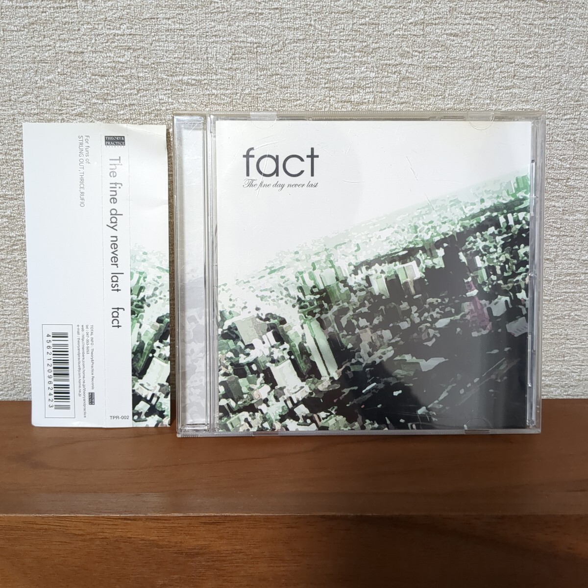 廃盤レア The fine day never last / fact CD 帯付き 1stミニアルバム