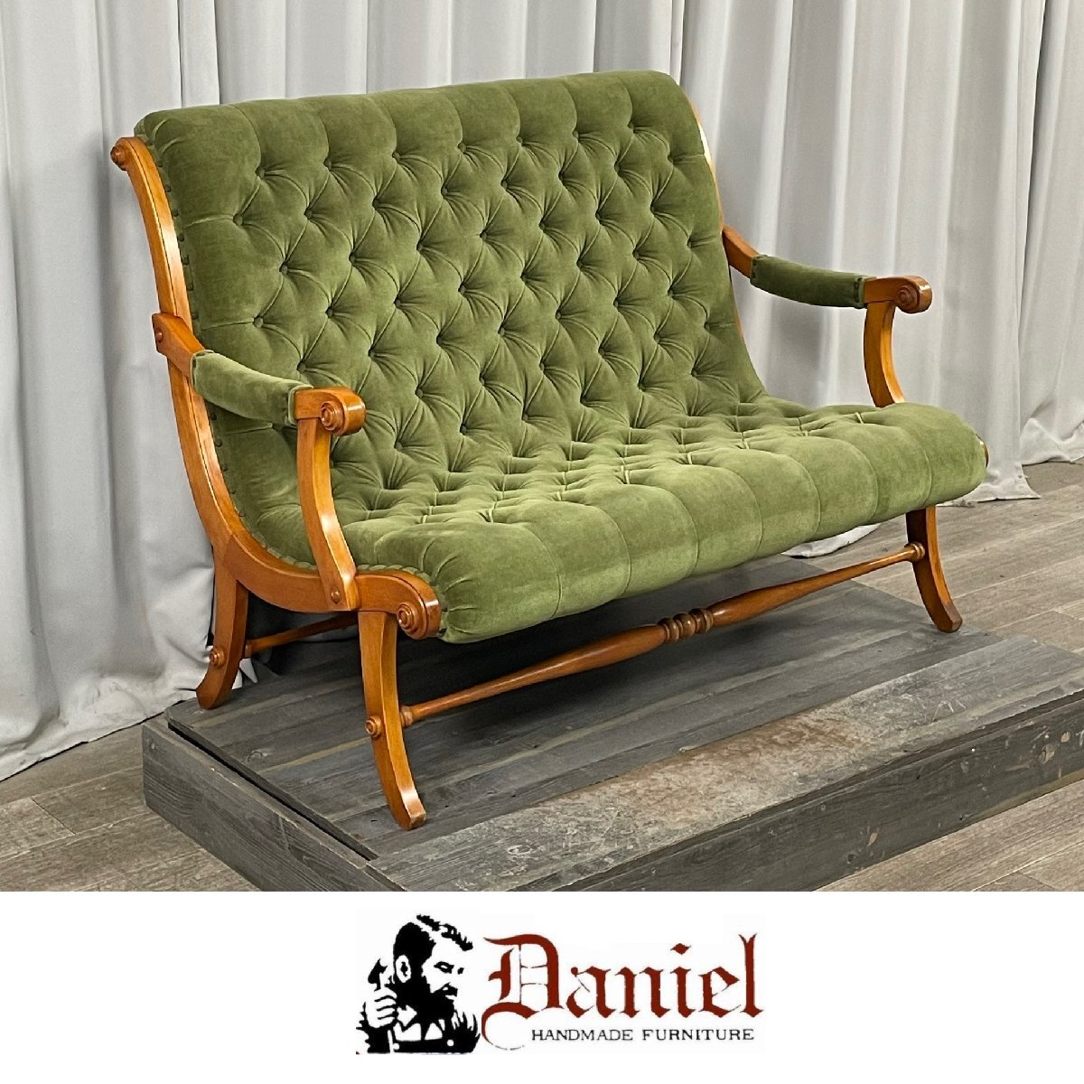 Yahoo!オークション - G662 横浜ダニエル ブーツ 樺材 無垢 モケット