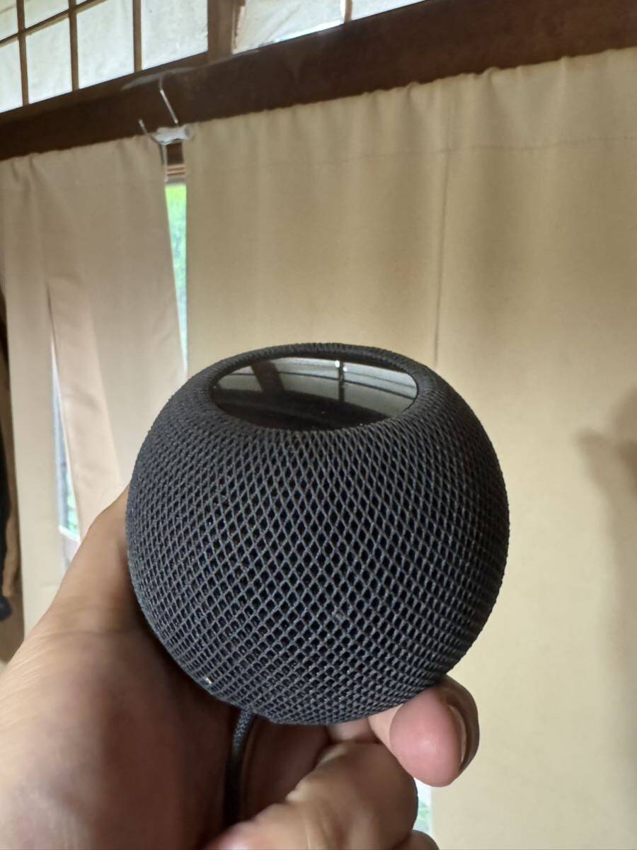 Apple HomePod mini スペースグレイ中古動作確認済 ホームポッド ミニ