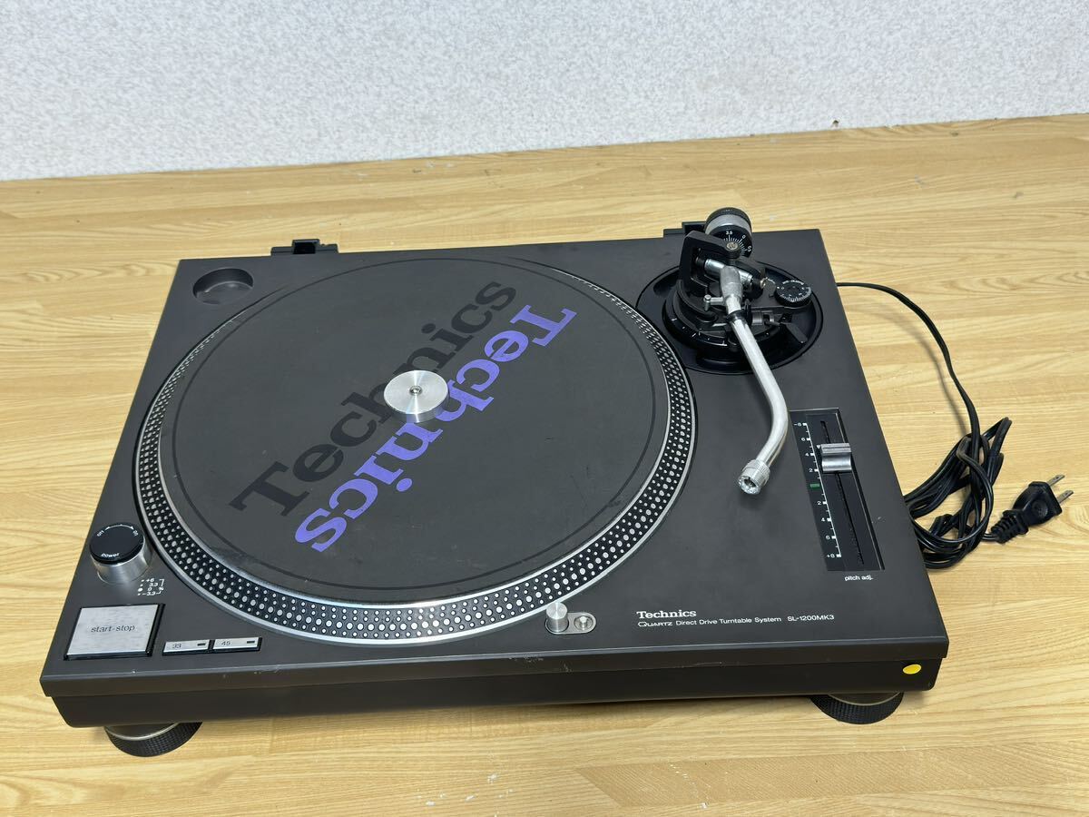 通電確認のみ】Technics SL-1200MK3 通電確認のみ】Technics SL