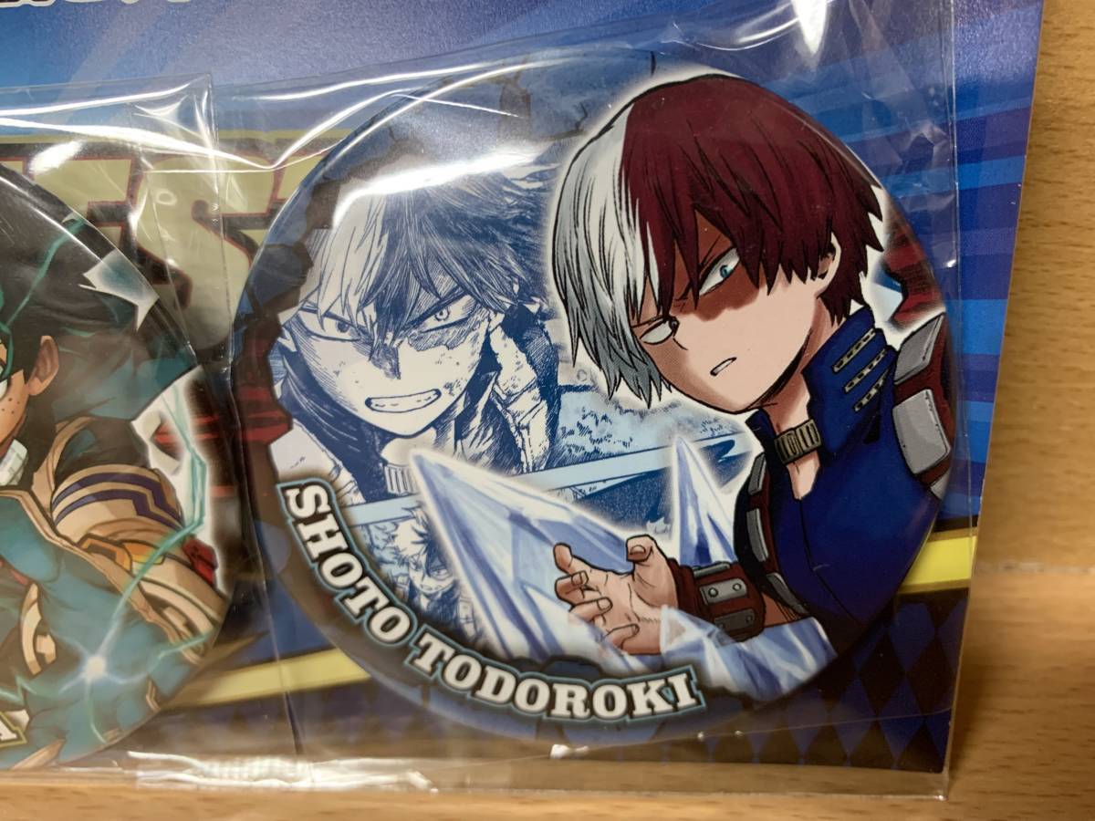 僕のヒーローアカデミア コレクション缶バッジ 3種セット 緑谷出久 爆豪