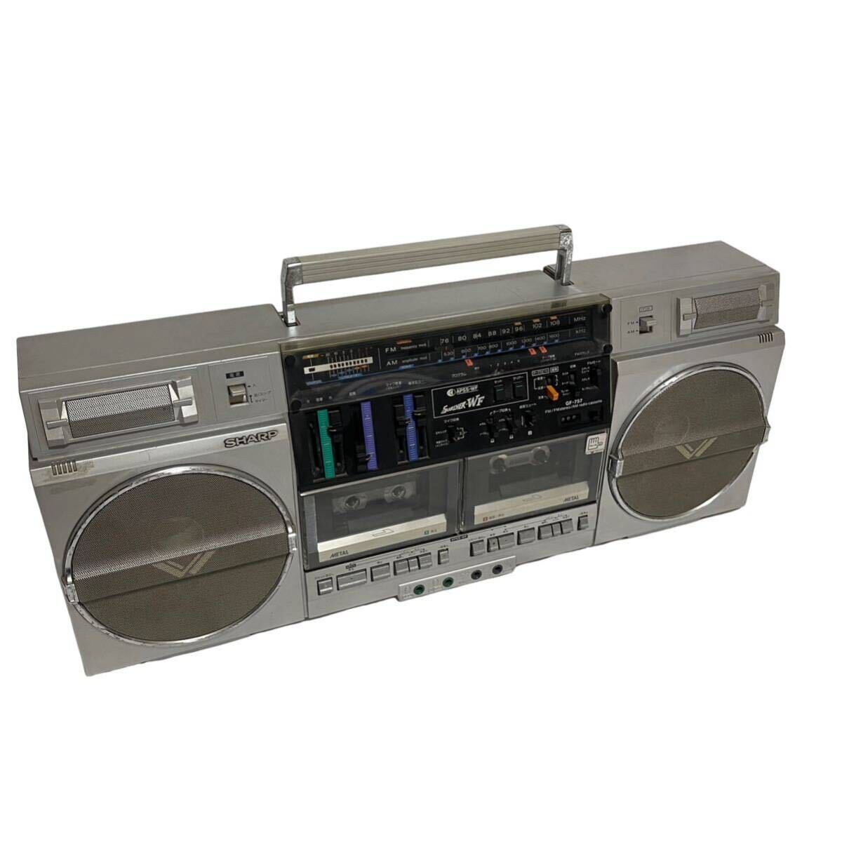 SHARP シャープ ラジカセ SEARCHER-WF GF-757 APPS-WF 昭和レトロ