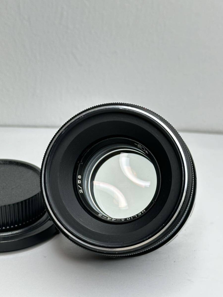 美品＋ 分解清掃済み Helios-44-2 58mm f2 ヘリオス44-2 M42ぐるぐる