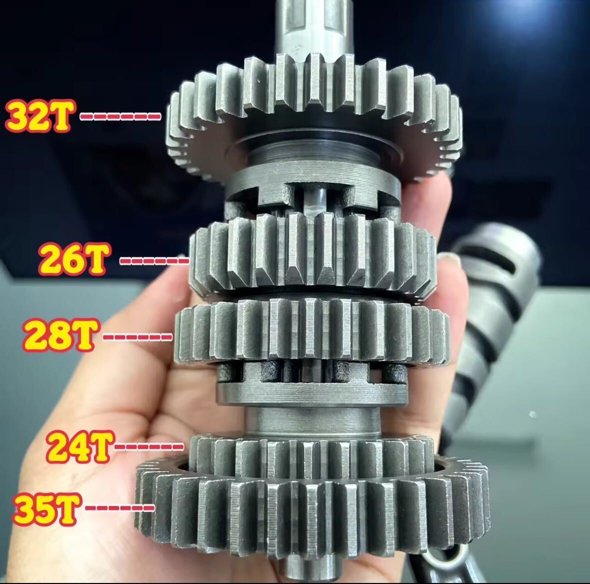 即納 純正品質GROM125 5速クロスミッション ホンダ Monkey125 ・5速