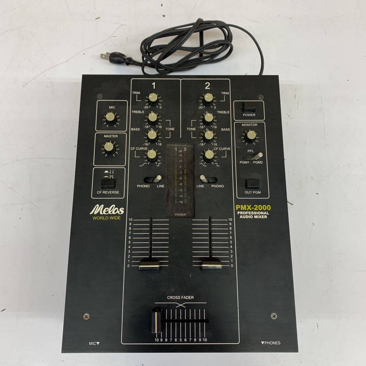 Yahoo!オークション - 【F-2】 Melos PMX-2000 DJミキサー ジャンク 22
