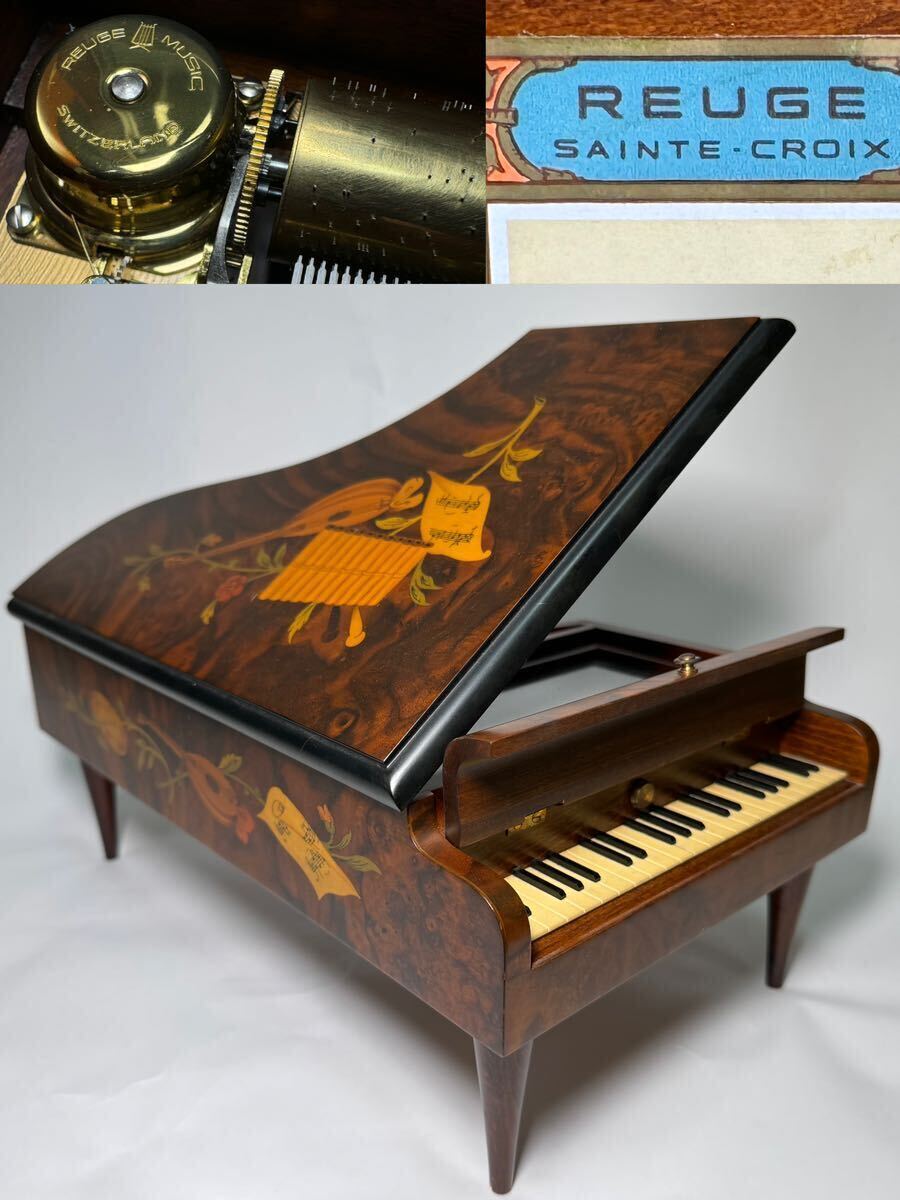 RITAOReuge Music スイス製オルゴール72弁ピアノ塗装 RITAOReuge Music