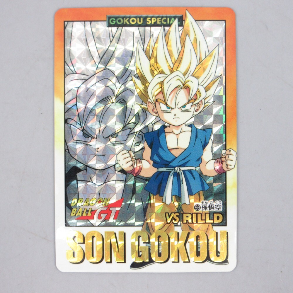 1988年 ドラゴンボール カードダス No.1 孫悟空 1988年 ドラゴンボール