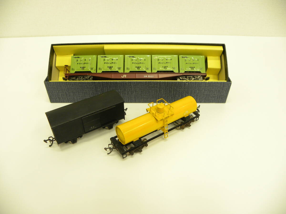 KTM 【6378】鉄道模型 HOゲージ エンドウ コキ 貨車 5520 コンテナ HO