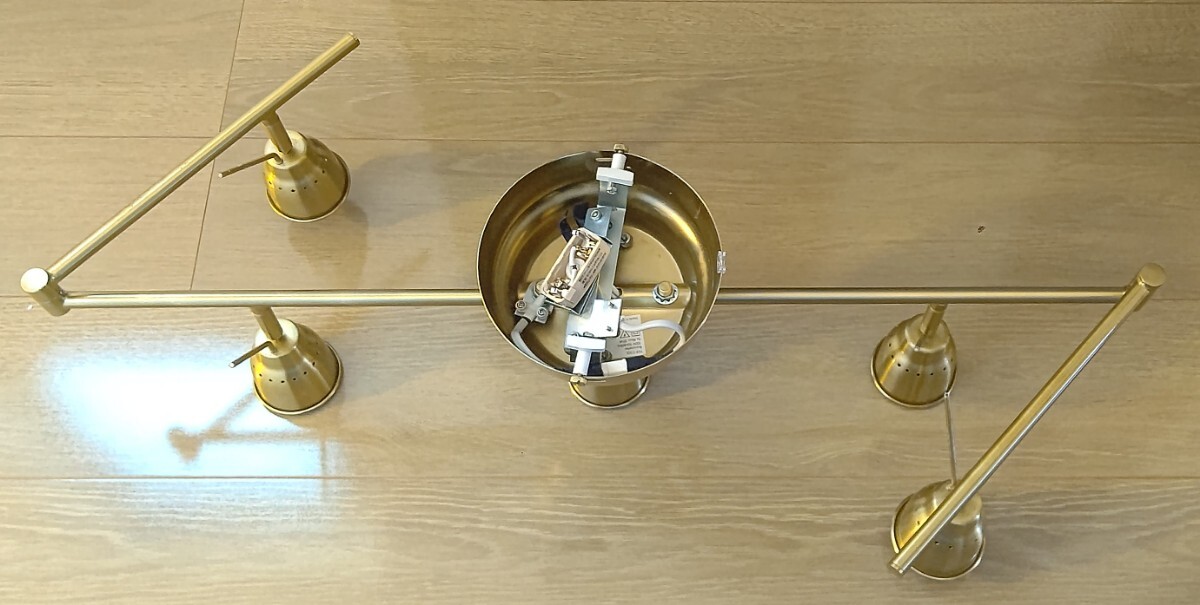 IKEA イケア BAROMETER バロメーテル シーリング スポットライト 黄銅