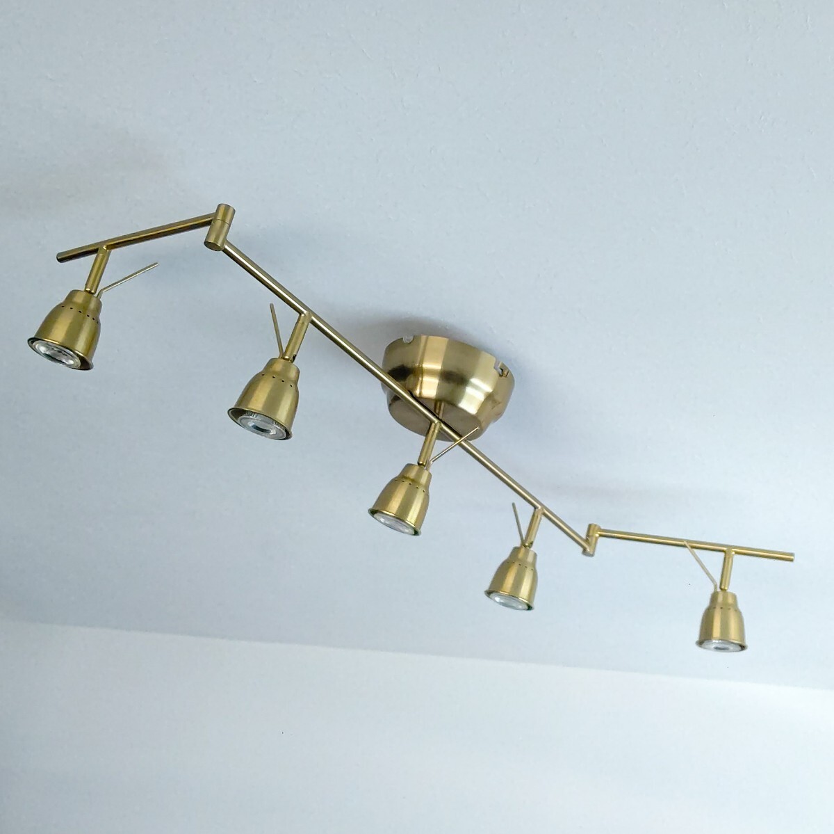 IKEA イケア BAROMETER バロメーテル シーリング スポットライト 黄銅