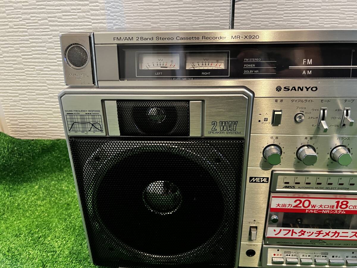 Yahoo!オークション - SANYO サンヨー 大型ラジカセ MR-X920 カセット