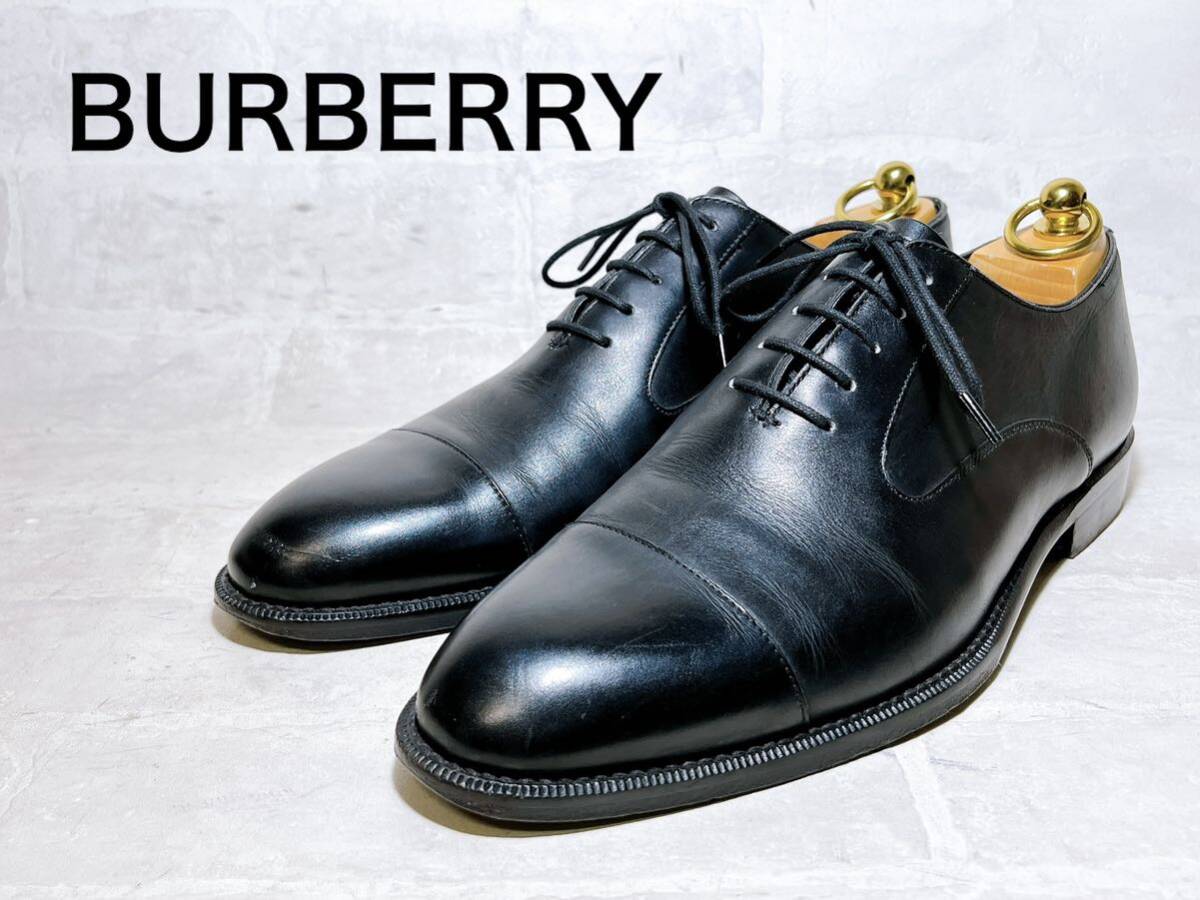 美品】BURBERRY バーバリー 高級 ストレートチップ ビジネスシューズ