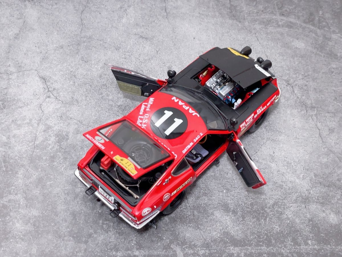 最終値下げ 京商1/18 ダットサン240Z 1971 サファリ・ラリーNo 11