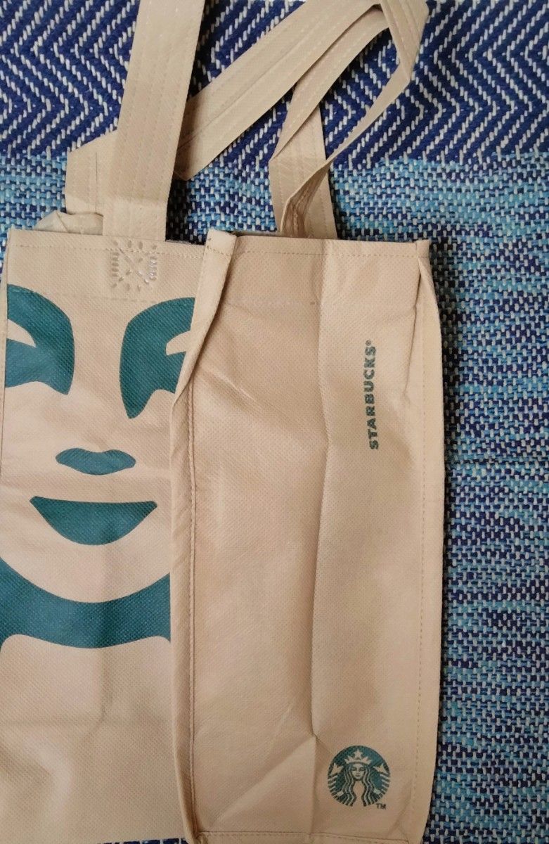 中】新品未使用 スターバックス トートバッグ Starbucks スタバ スパン